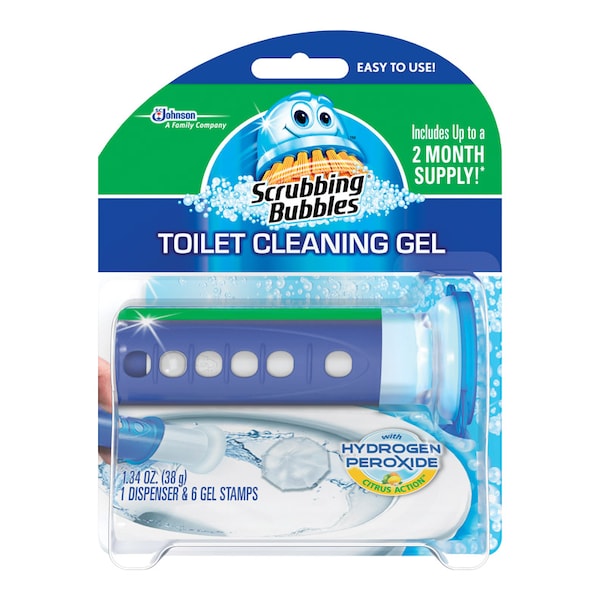 Scrubbing Bubbles Scrubbing Bubbles Citrus Scent Continuous Toilet Cleaning System 1.34 oz Gel 71380 - main